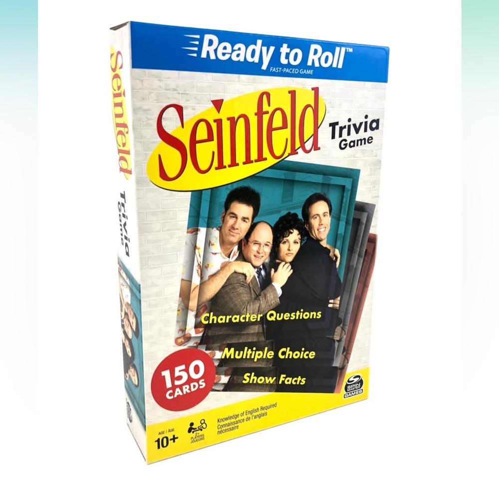 🔥SALE RARE! Seinfeld Trivia Game – 150 Cards – NEW & Unopened! 🎉